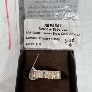 Fierce & Fabulous Smokey Topaz Ring